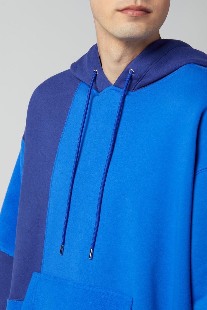 Uniseks sweatshirt met patchworklook, BLUE, detail image number 4