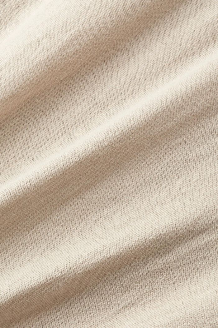 Poloshirt van een mix van tencel en duurzaam katoen, LIGHT TAUPE, detail image number 5