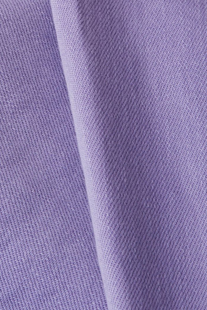 Cropped broek met gerafelde zoom, PURPLE, detail image number 5