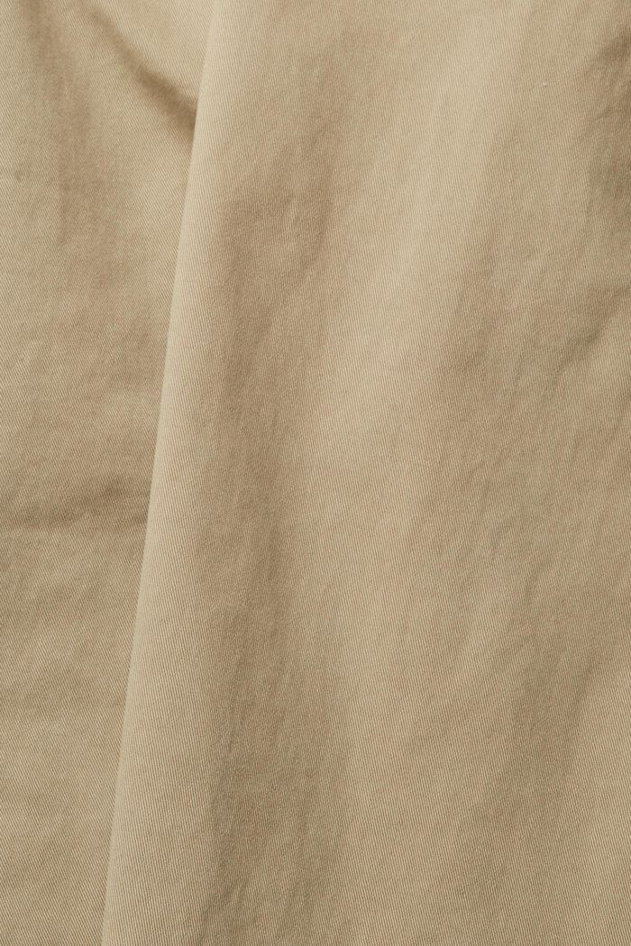 Slimfit broek, organic cotton, PALE KHAKI, detail image number 4