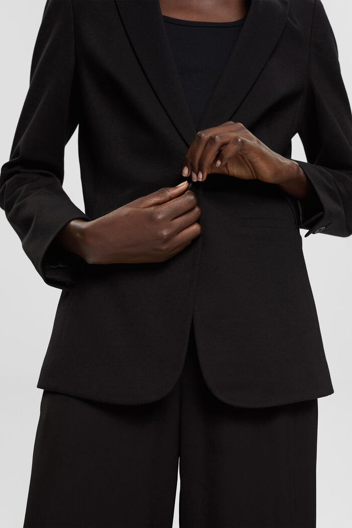 SPORTY PUNTO mix & match blazer, BLACK, detail image number 2
