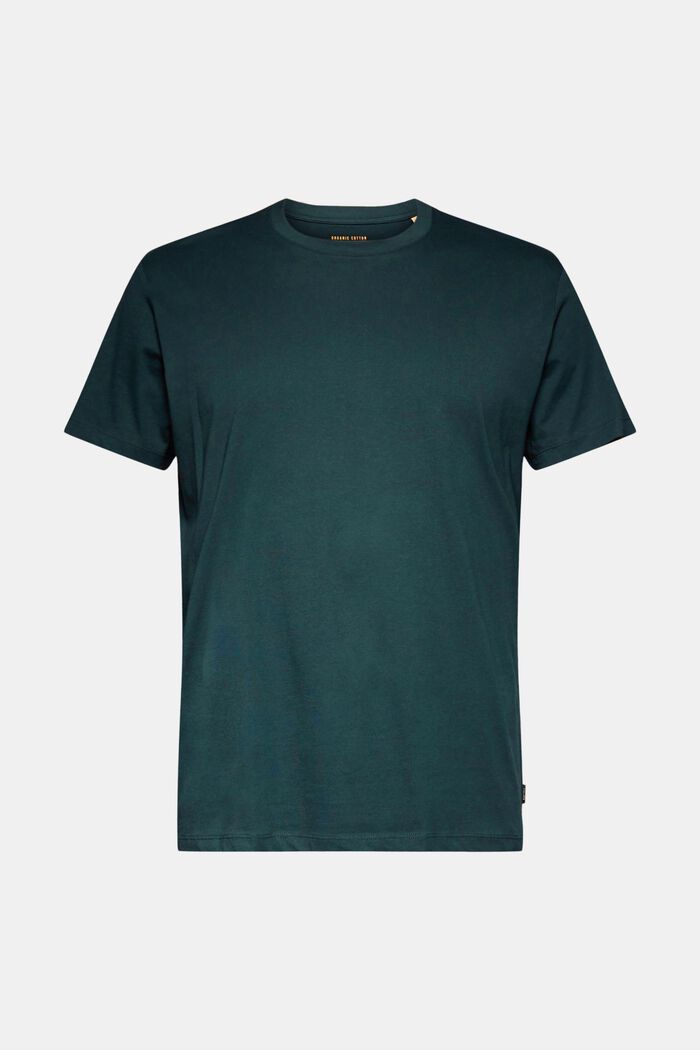 Jersey T-shirt, 100% katoen, TEAL BLUE, detail image number 0