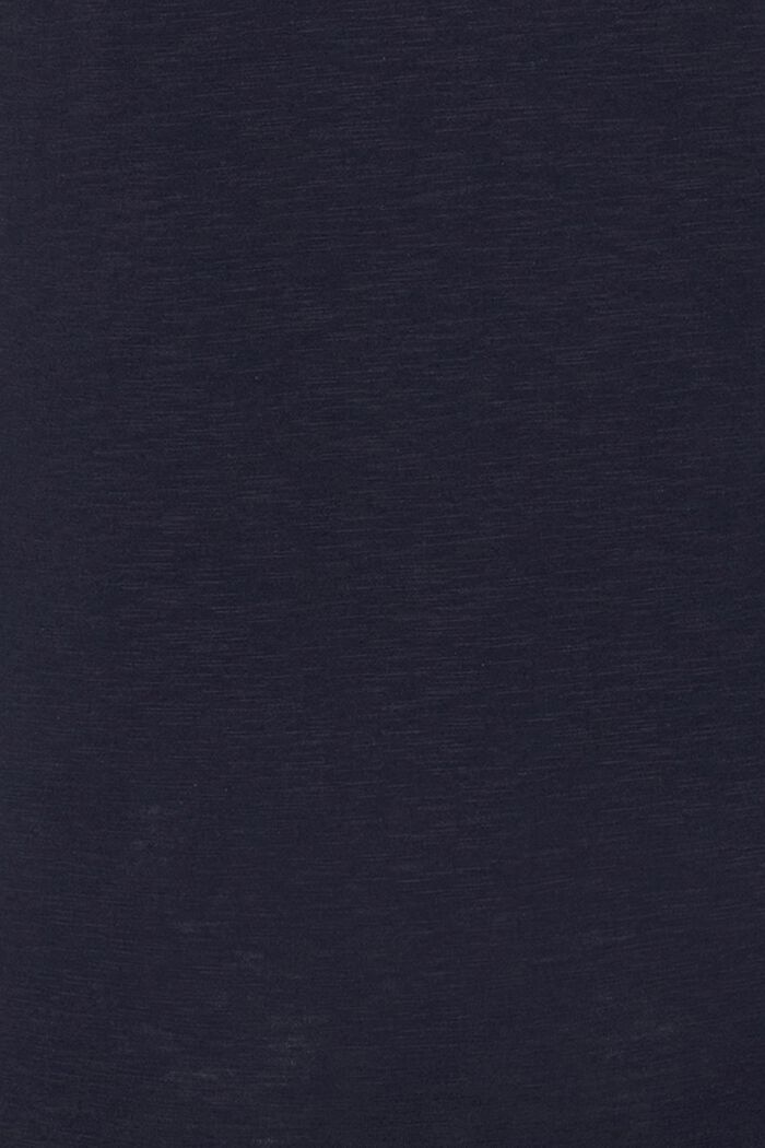 T-shirt met hartjesprint, biologisch katoen, NIGHT SKY BLUE, detail image number 2