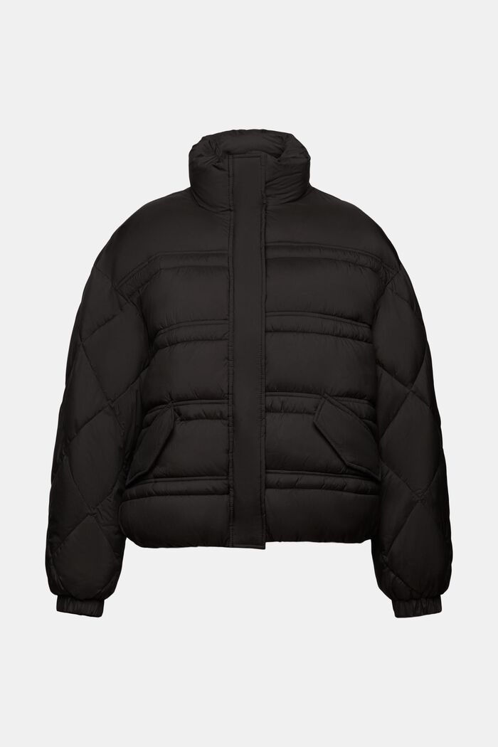Gewatteerde jas, BLACK, detail image number 6