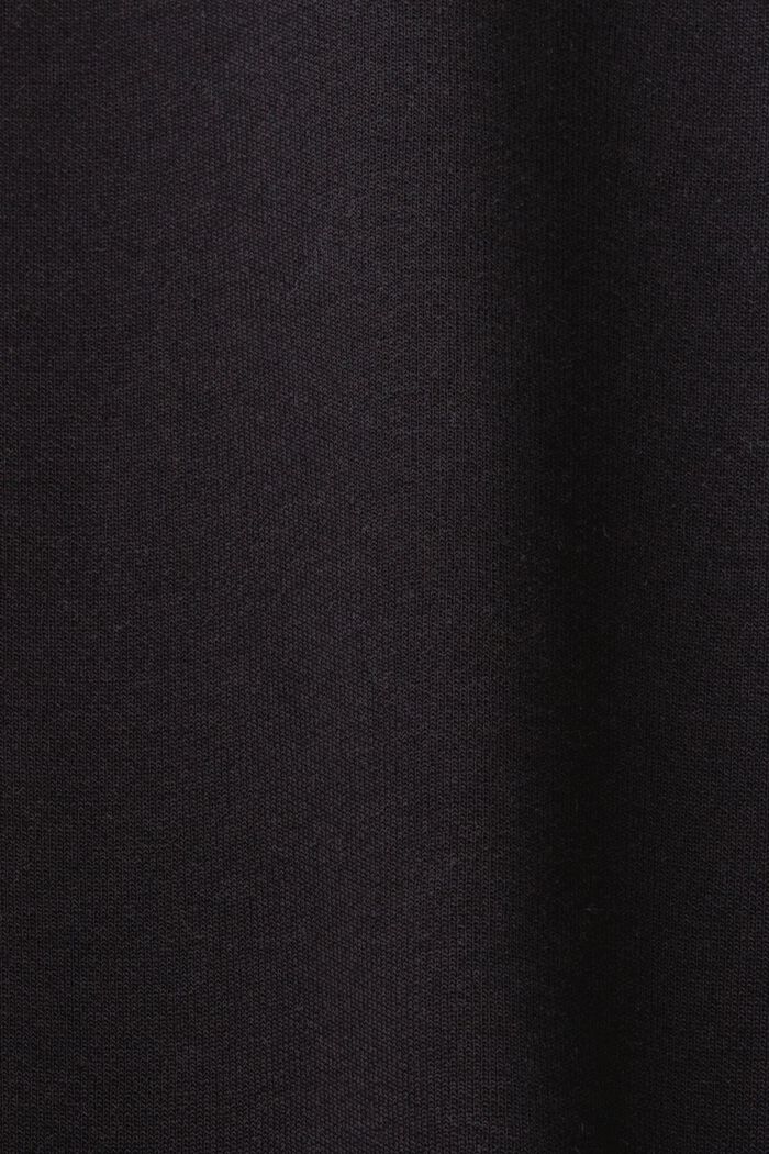 Basic sweatshirt, katoenmix, BLACK, detail image number 4