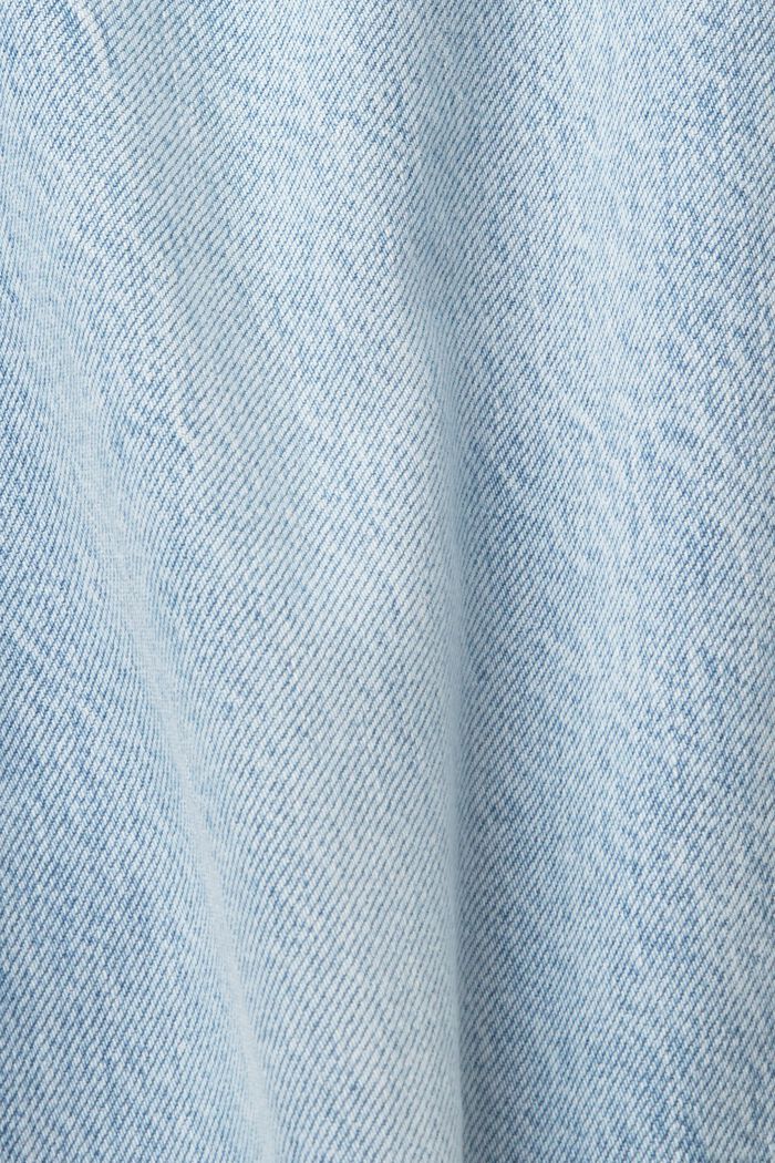 Straight fit jeans in jaren 80-stijl, BLUE LIGHT WASHED, detail image number 5