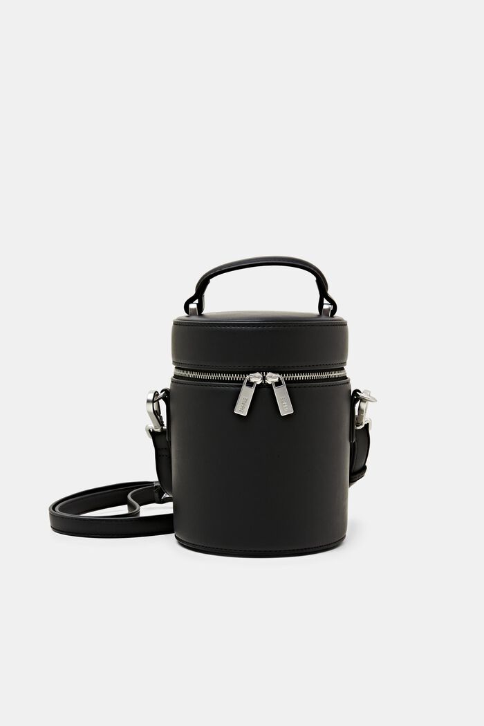 Cilindervormige bucket bag, BLACK, detail image number 0