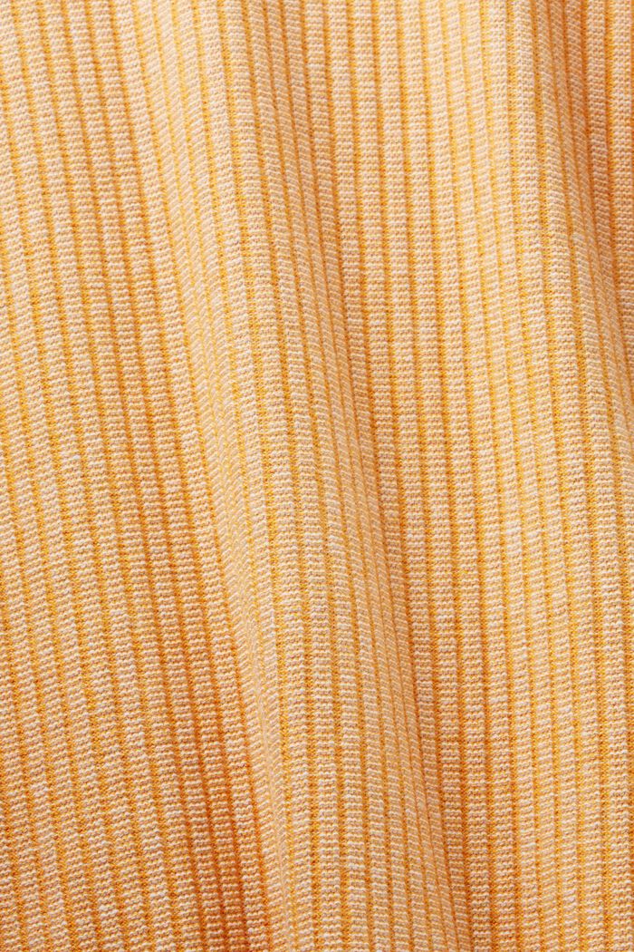 Tweekleurige ribgebreide trui, LIGHT ORANGE, detail image number 6