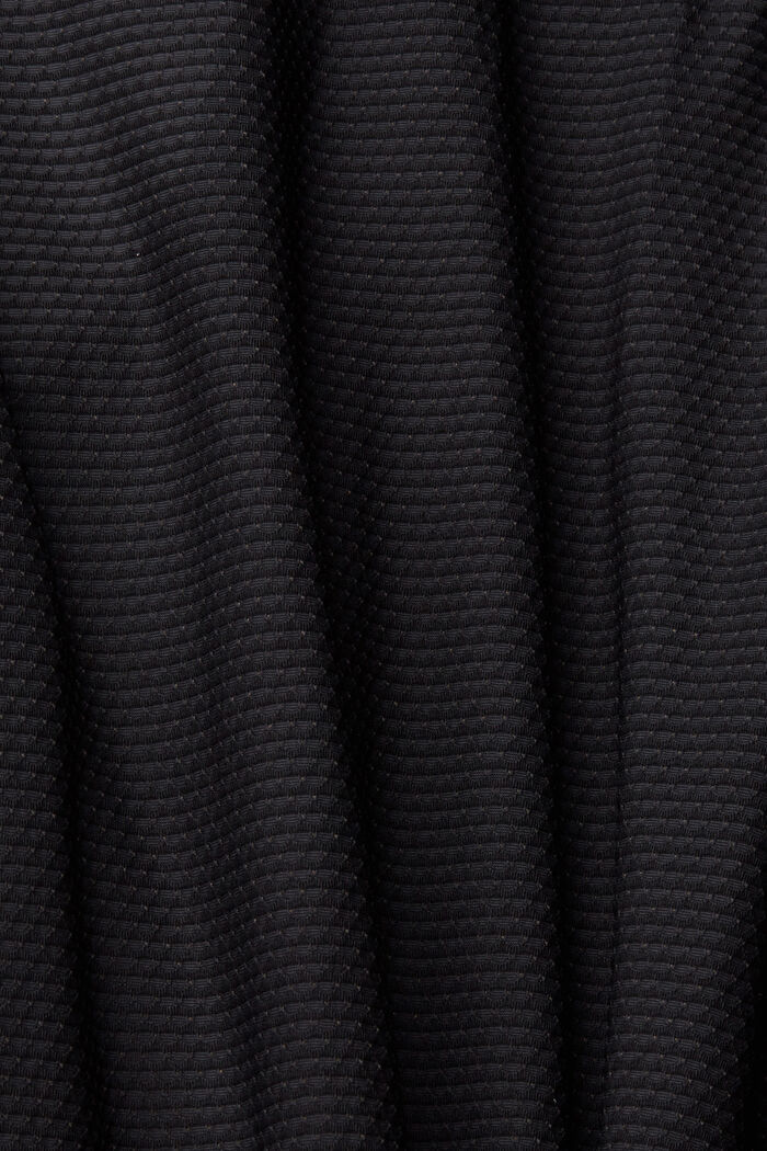Mesh top met reflecterende strepen, BLACK, detail image number 4