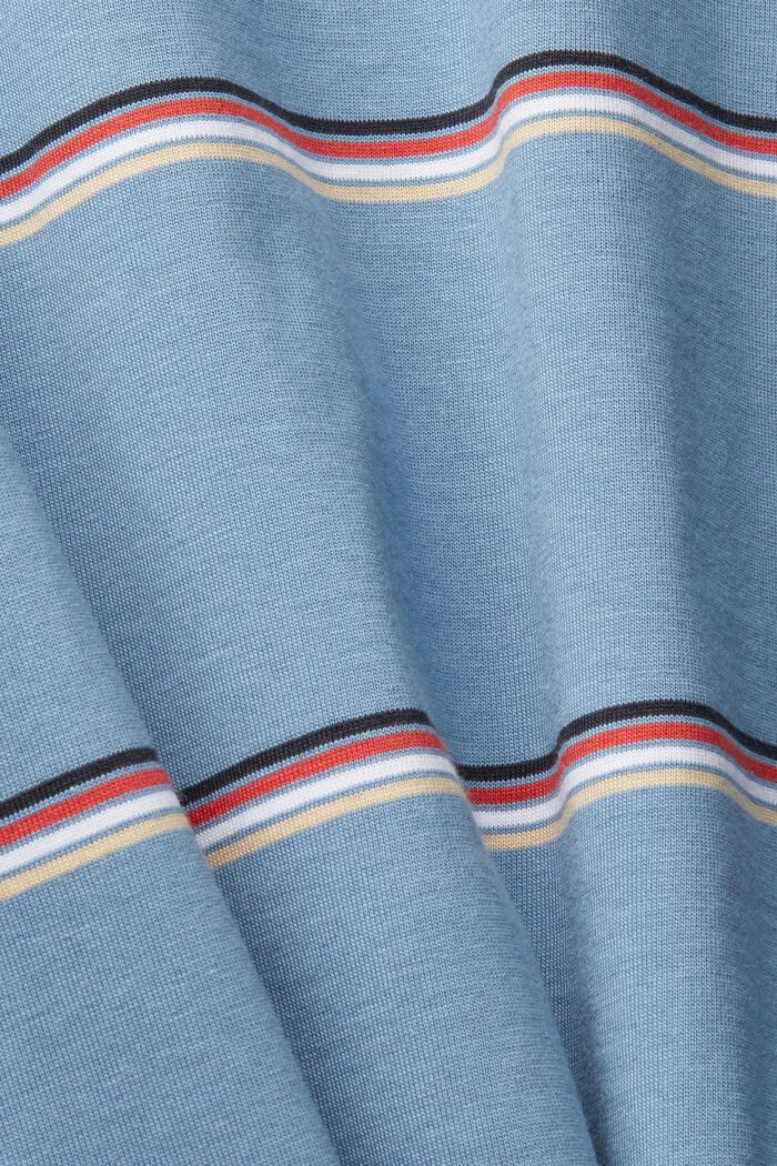Jersey T-shirt met streepmotief, BLUE, detail image number 5