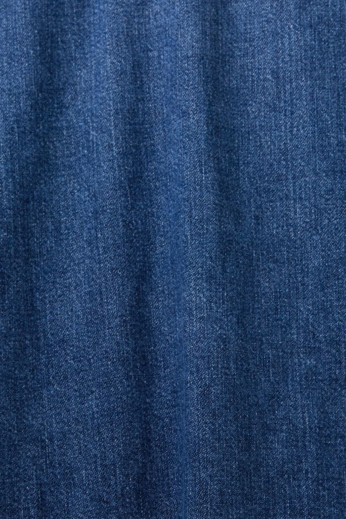 Denim overhemd, BLUE MEDIUM WASHED, detail image number 4