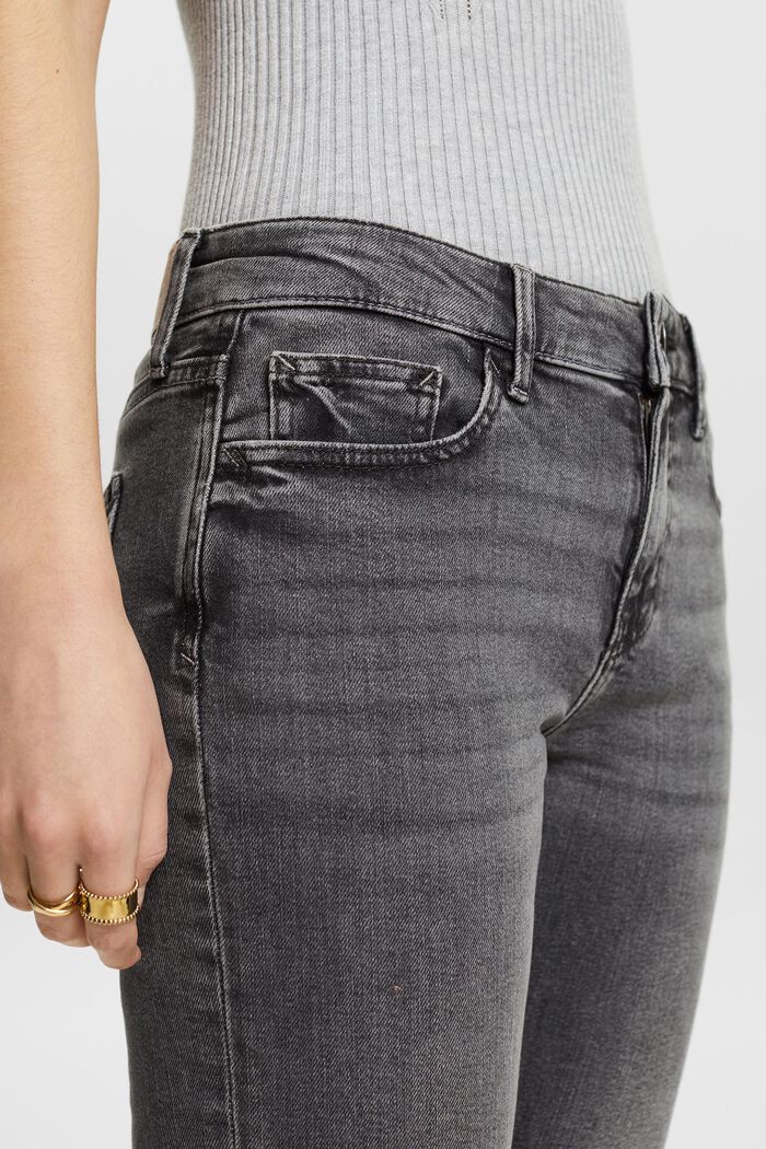 Bootcut jeans met middelhoge taille, GREY MEDIUM WASHED, detail image number 3