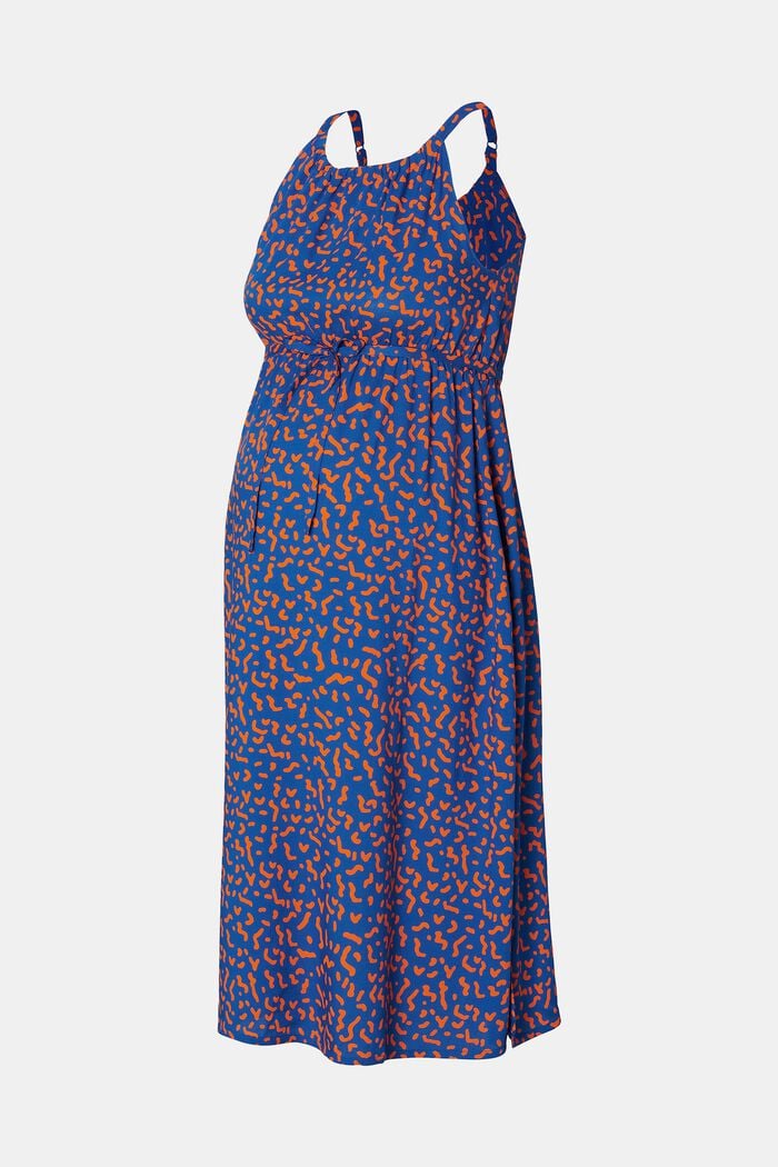 MATERNITY mouwloze jurk met print, ELECTRIC BLUE, detail image number 4