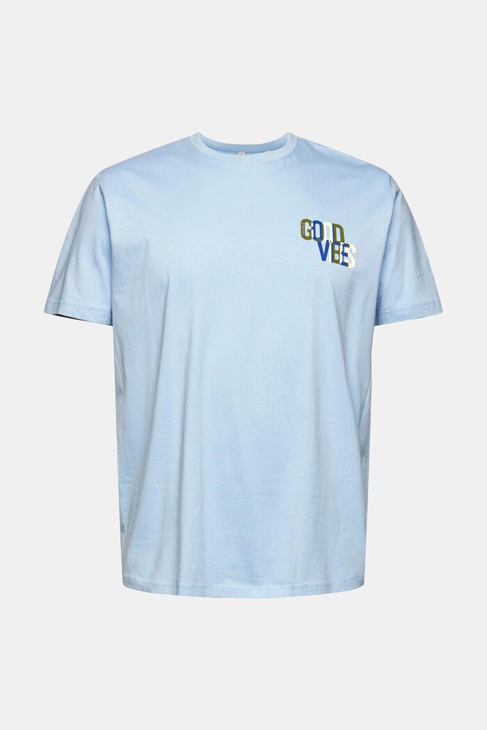 Jersey T-shirt met print, LIGHT BLUE, detail image number 6