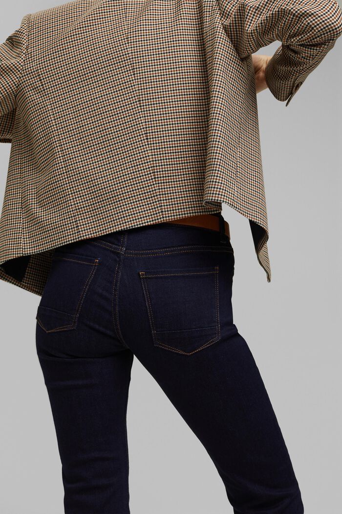 Basic bootcut jeans met biologisch katoen, BLUE RINSE, detail image number 5