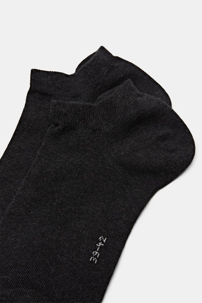 Set van 2 paar sokken, organic cotton, ANTHRACITE MELANGE, detail image number 2