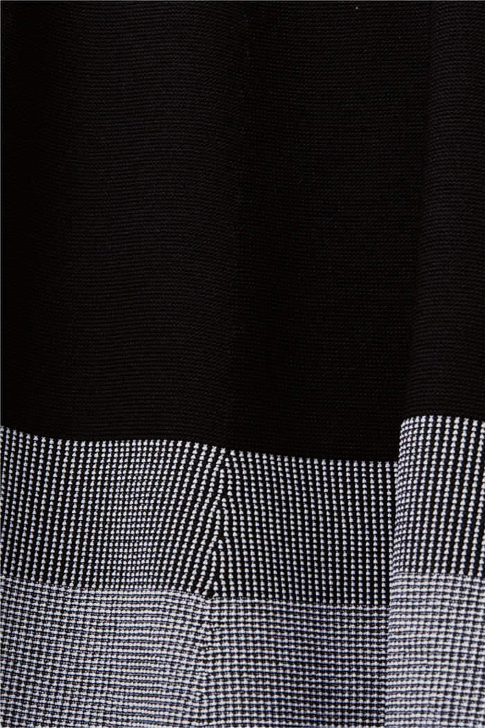 Gebreide mini-jurk, BLACK, detail image number 6