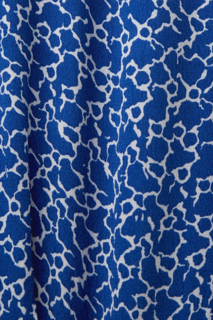 Midi-jurk met bloemenprint all-over, INK, detail image number 6