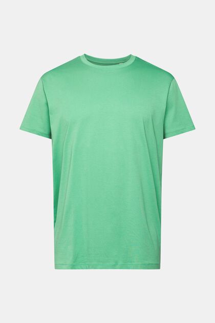 Jersey T-shirt, 100% katoen, GREEN, overview