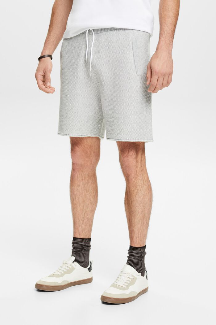 Shorts knitted, LIGHT GREY, detail image number 0