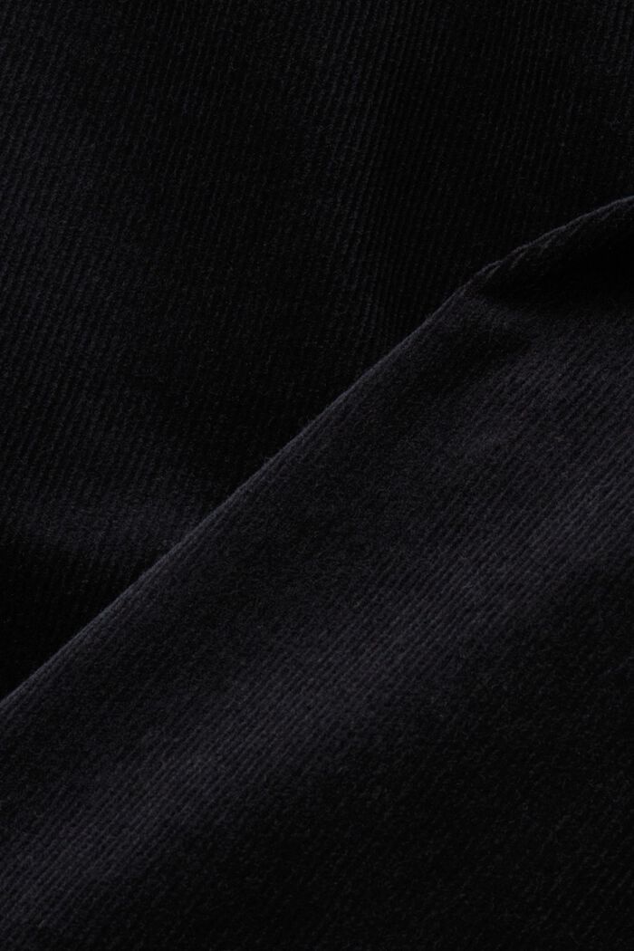 Smalle corduroy broek met middelhoge taille, BLACK, detail image number 6