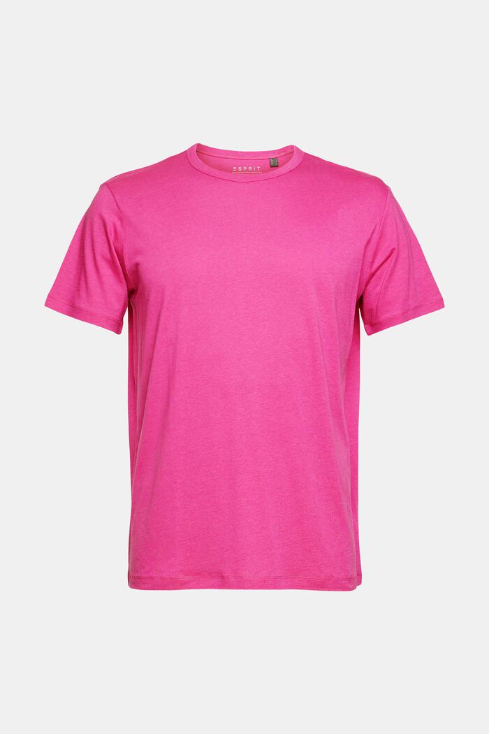 Met TENCEL™: basic T-shirt , BLUSH, detail image number 6