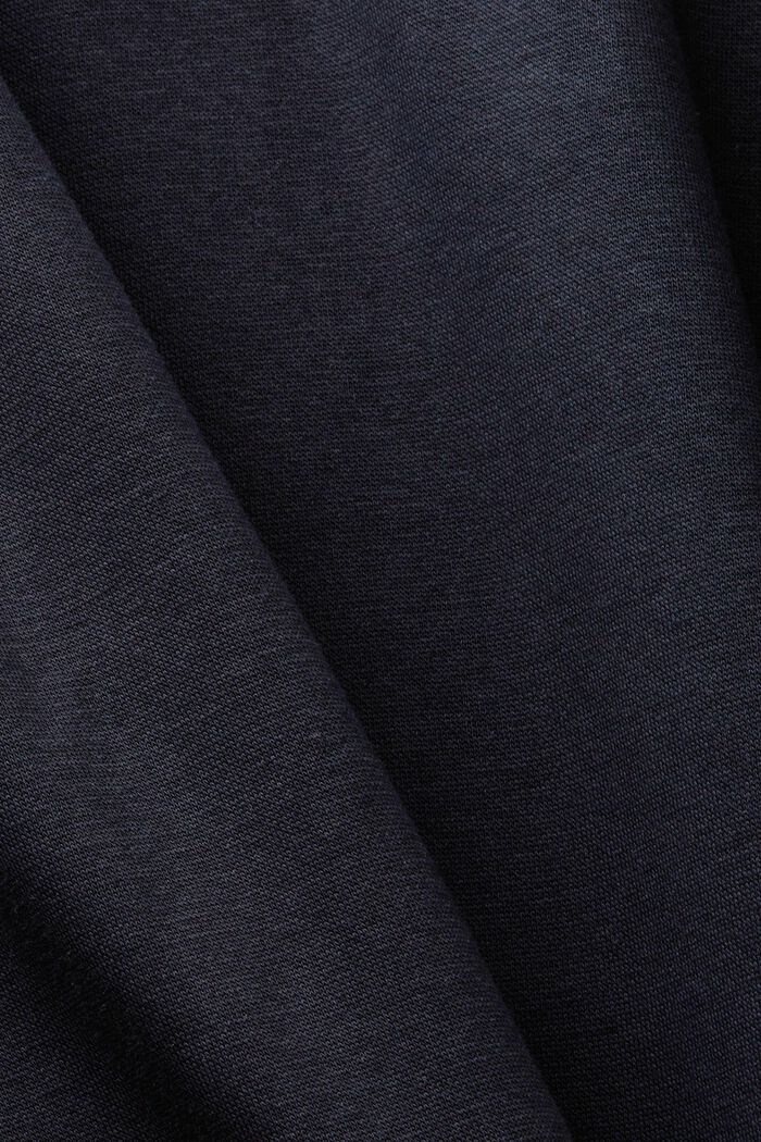 Oversized hoodie van katoenen fleece, BLACK, detail image number 7