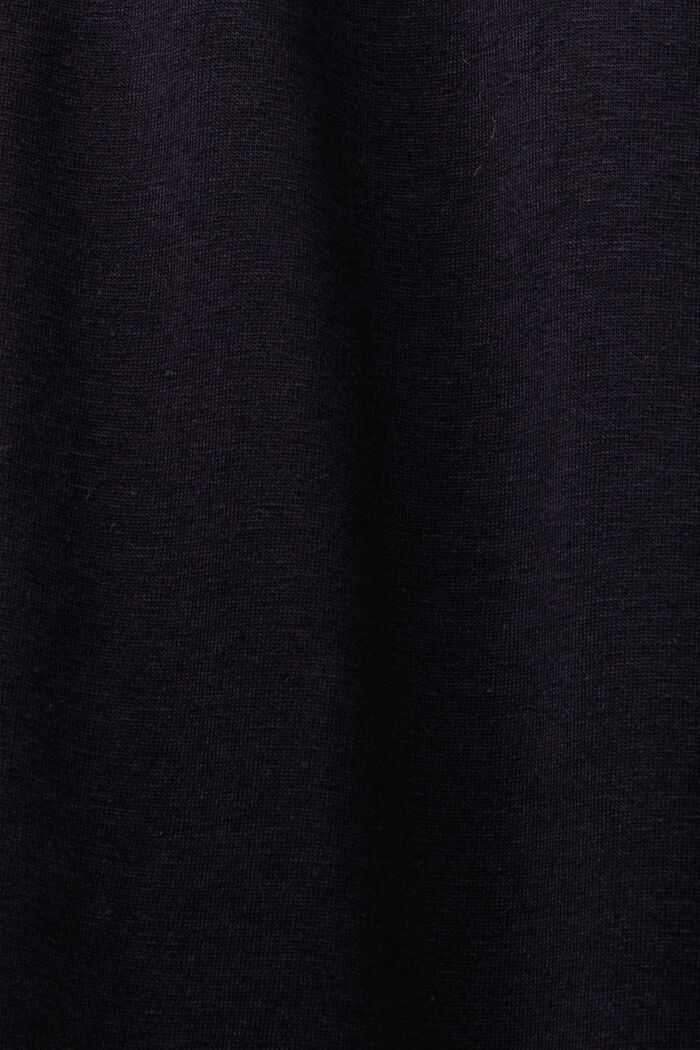 Jersey top met kanten randje, BLACK, detail image number 5