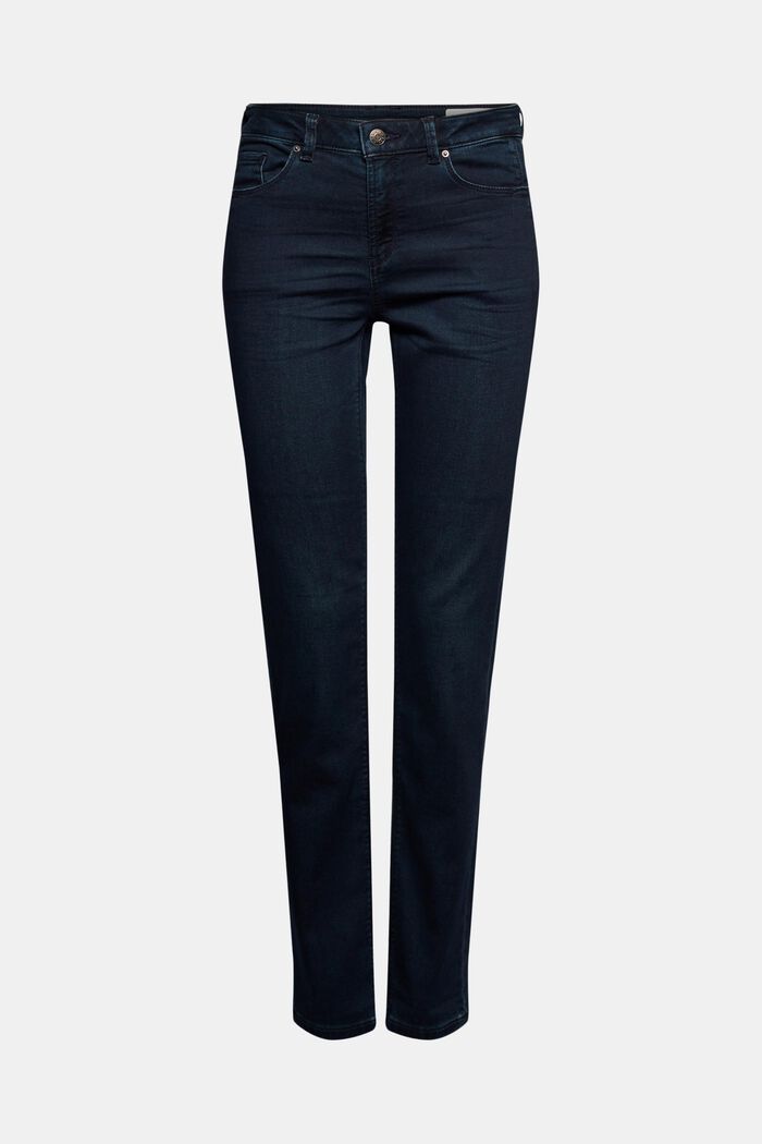 Jogger jeans met biologisch katoen, BLUE RINSE, detail image number 0