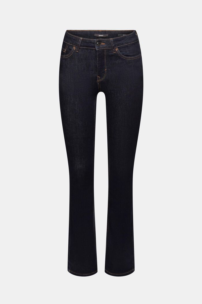Skinny bootcut jeans, BLUE DARK WASHED, detail image number 6