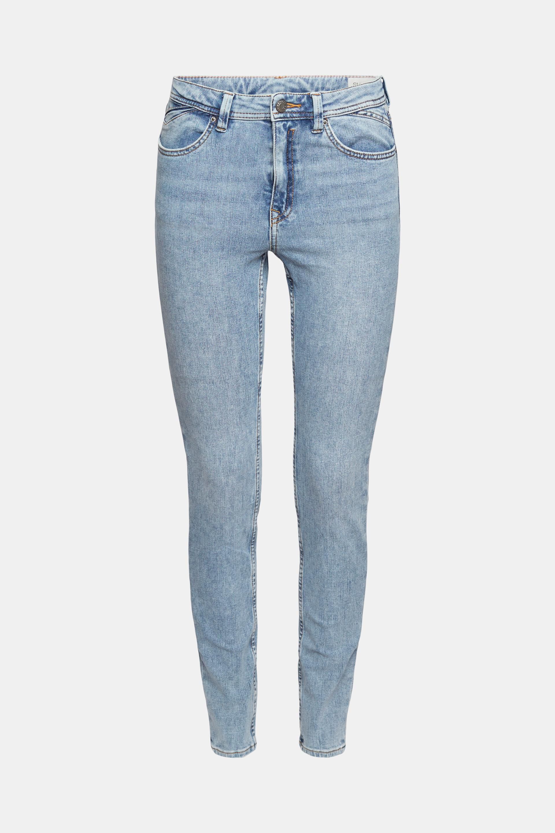 Bespaar 3% Esprit Denim Broek in het Wit Dames Kleding voor voor Jeans voor Skinny jeans 