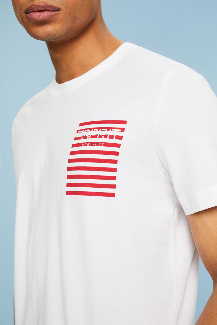 T-shirt met logo, WHITE, detail image number 3