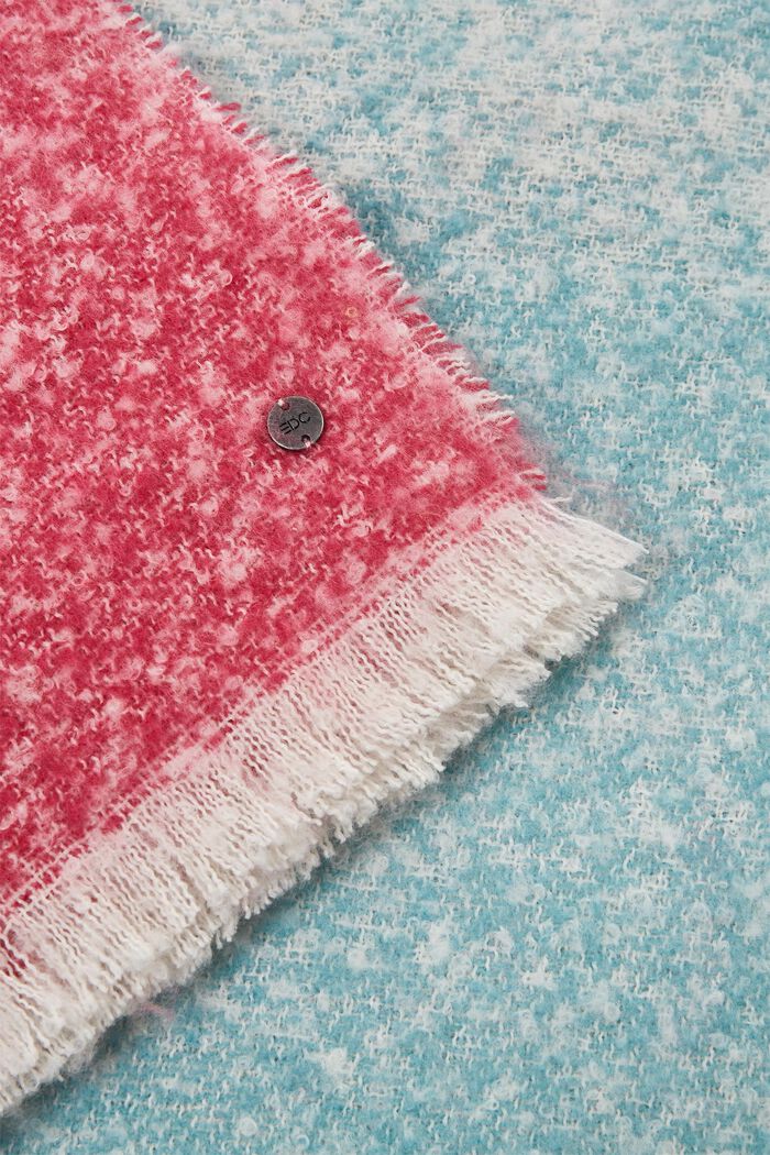 Meerkleurige sjaal, PINK FUCHSIA, detail image number 1