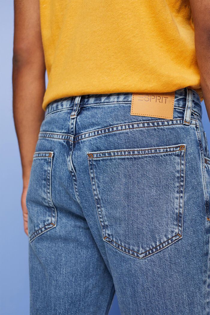 Relaxte jeans met een slim fit, BLUE MEDIUM WASHED, detail image number 4