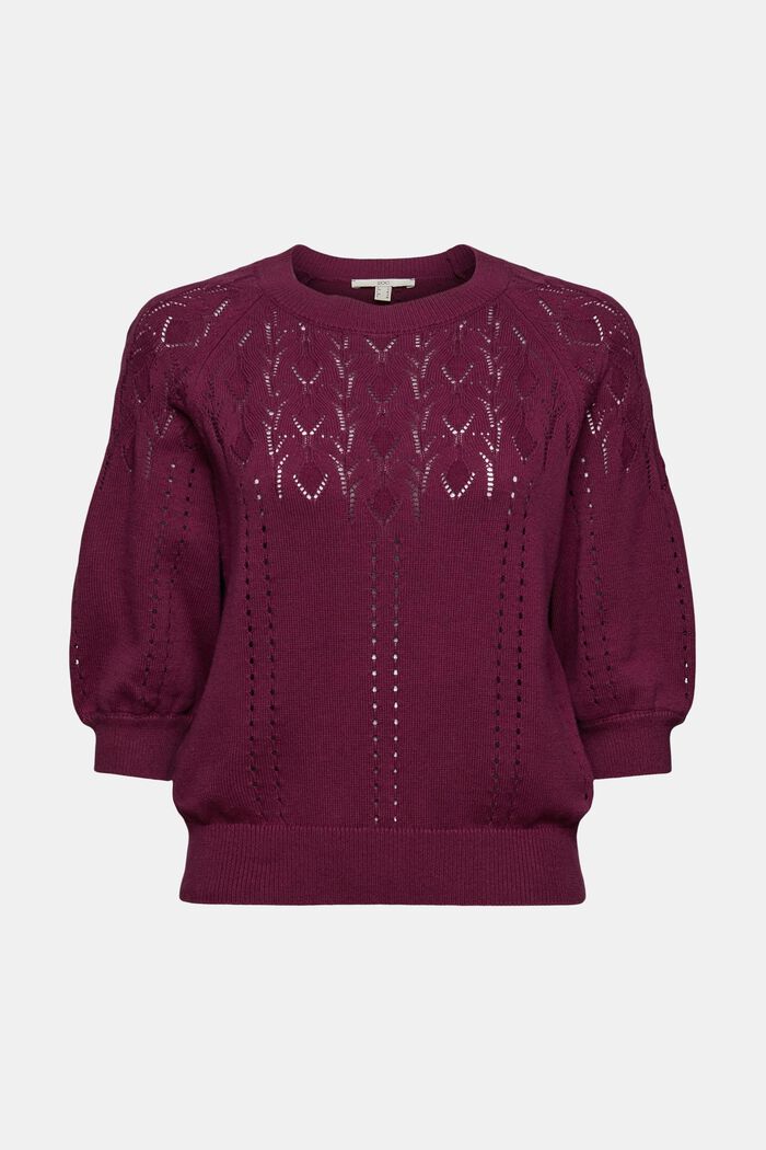 Sweaters regular, BORDEAUX RED, detail image number 5