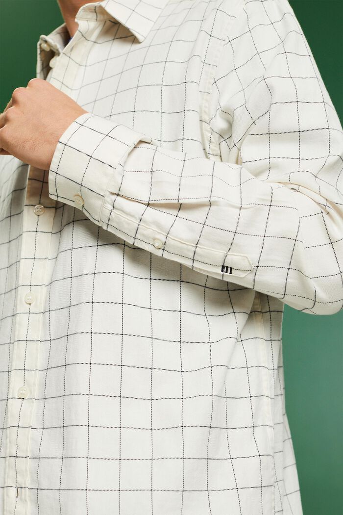 Geruit regular fit-overhemd van flanel, ICE, detail image number 3