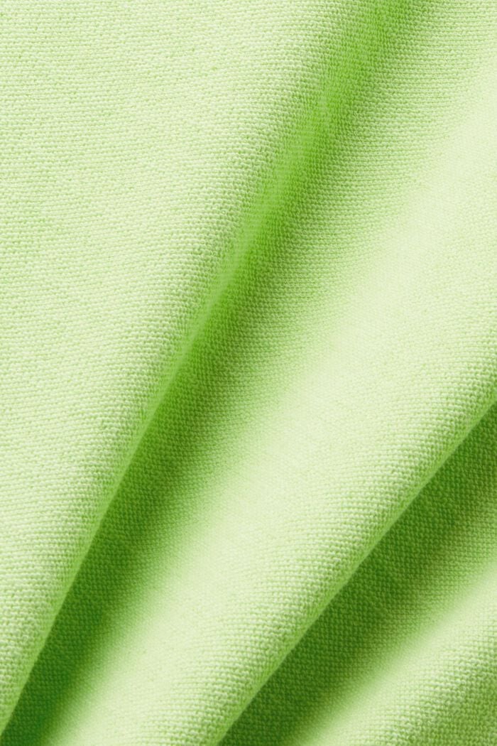Sweatshirt met structuur, CITRUS GREEN, detail image number 5