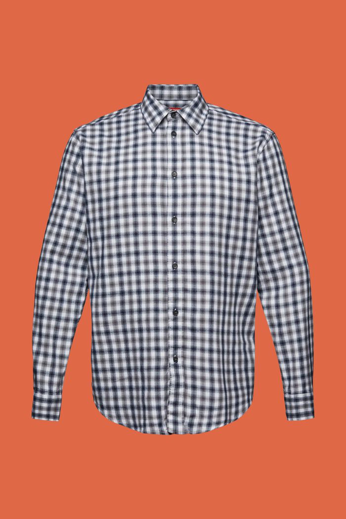 Geruit flanellen overhemd, PASTEL GREY, detail image number 6