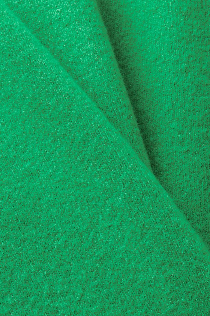 Trui met ronde hals van een wolmix, GREEN, detail image number 5