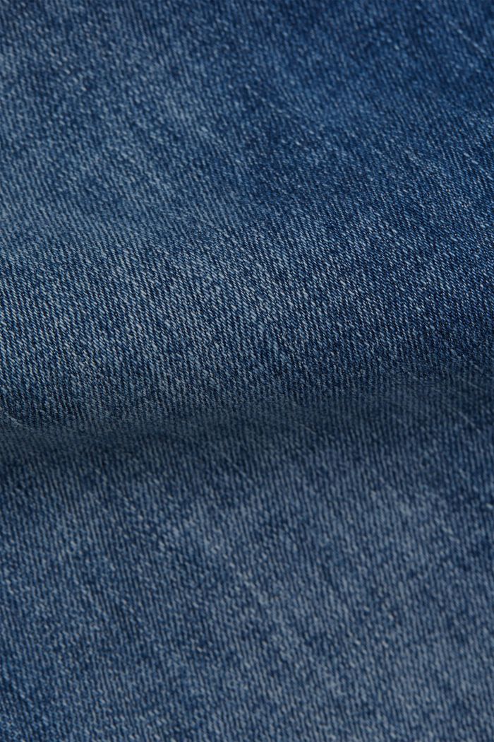 Capri-jeans van organic cotton, BLUE MEDIUM WASHED, detail image number 4