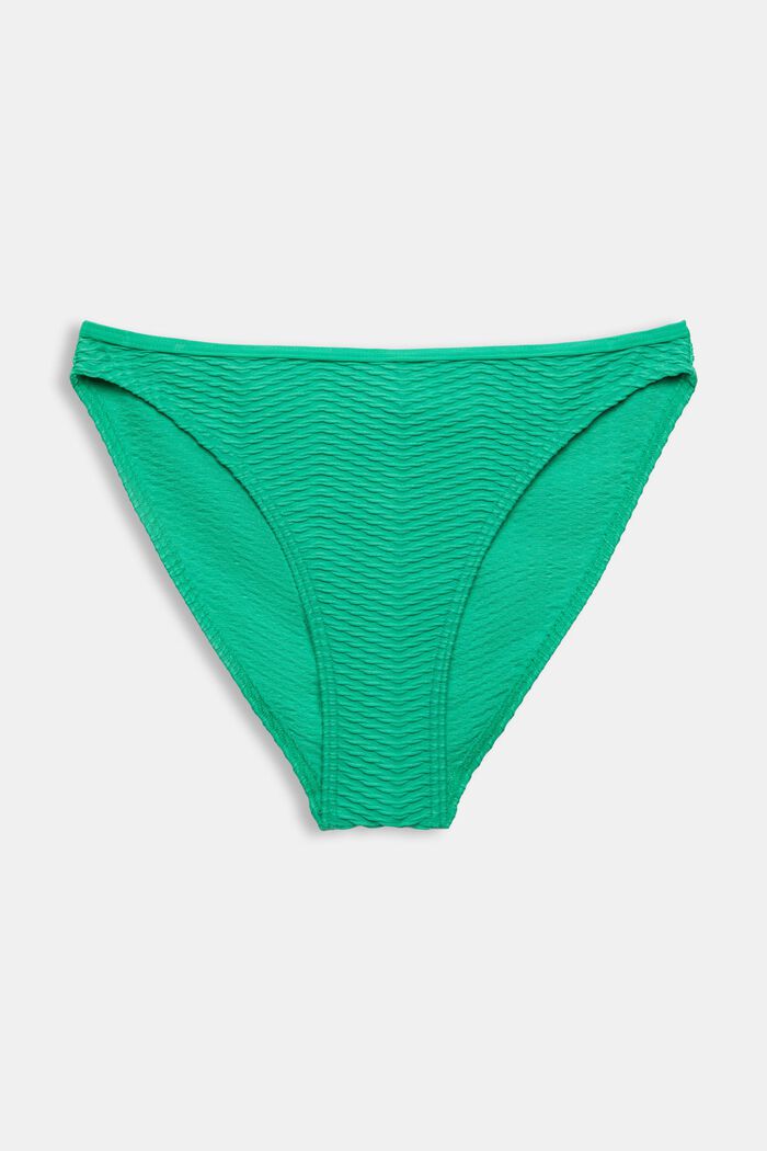 Gerecycled: gestructureerd bikinibroekje, GREEN, detail image number 4