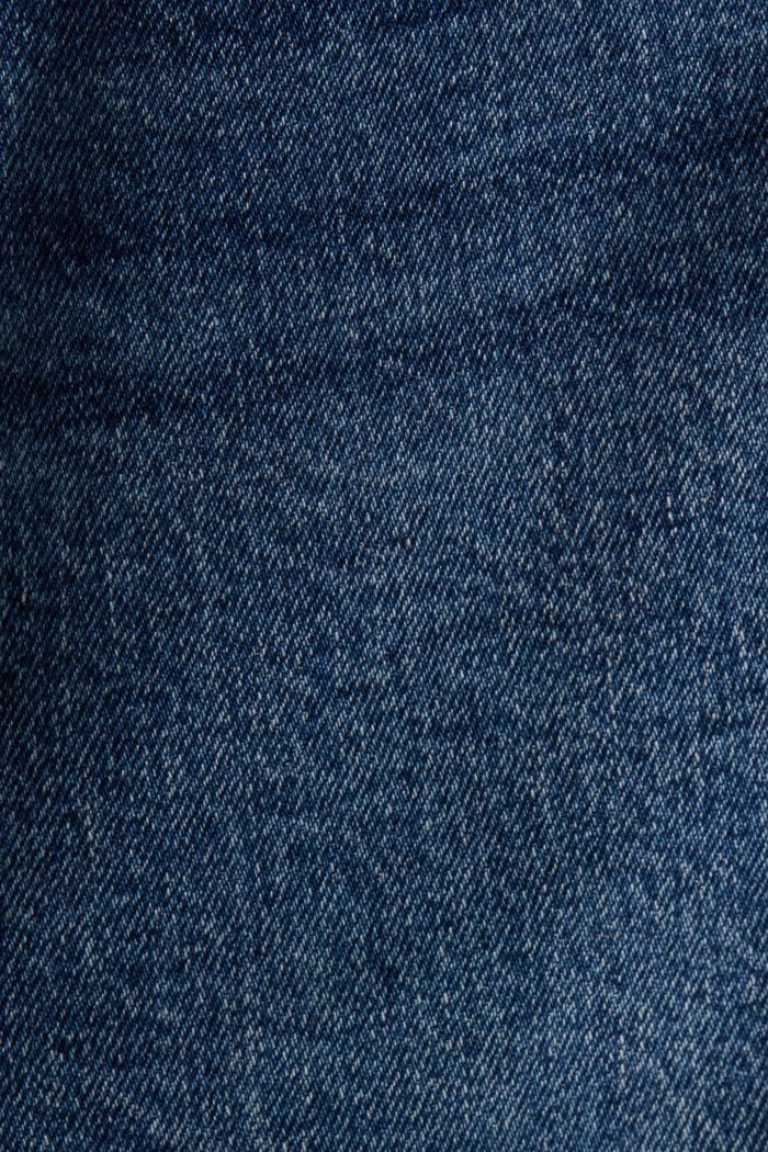 Mid rise regular tapered jeans, BLUE DARK WASHED, detail image number 5