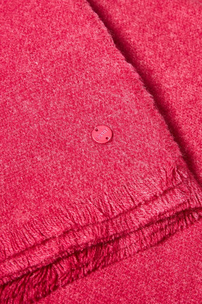 Oversized sjaal, PINK FUCHSIA, detail image number 1
