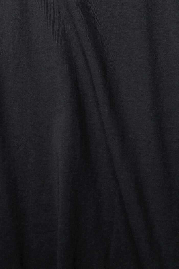Jersey T-shirt, 100% katoen, BLACK, detail image number 1