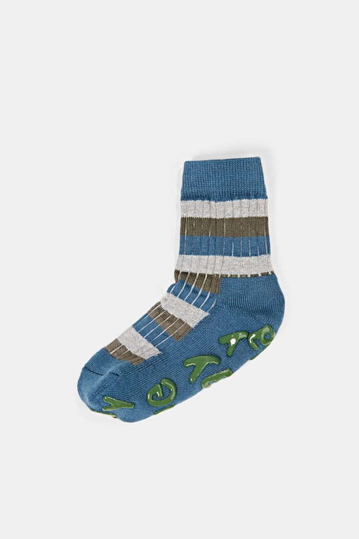 Stroeve sokken van een mix met biologisch katoen, VENICE NIGHT, detail image number 0