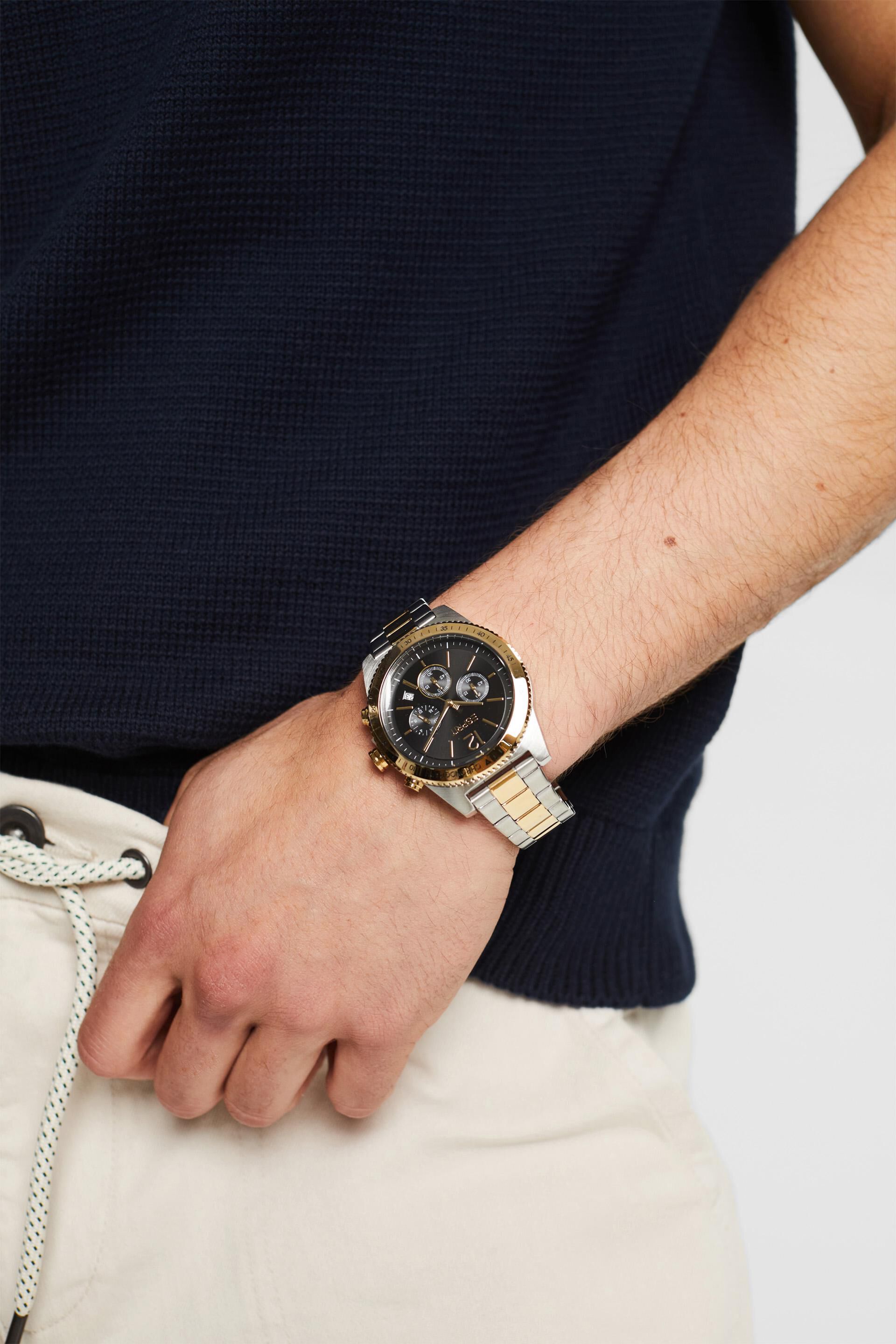 Esprit Horloge Analoog Kwarts Horloge Met Lederen Armband Es103611002 in het Wit Dames Accessoires voor voor heren Sjaals en sjaaltjes voor heren 