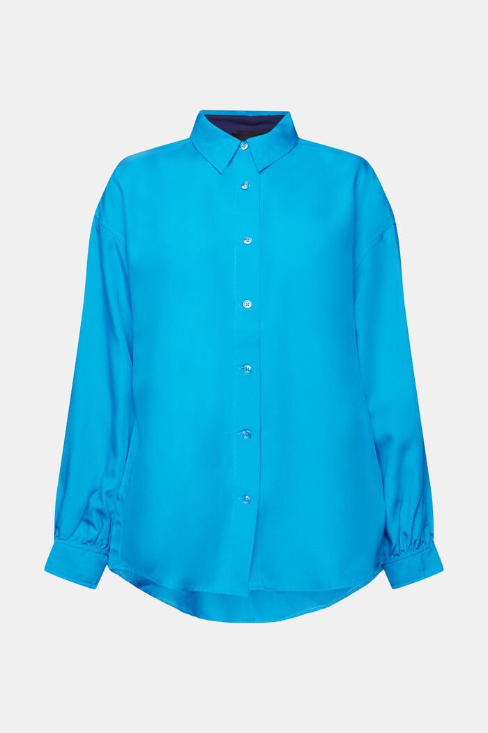 Oversized overhemdblouse, BLUE, detail image number 6