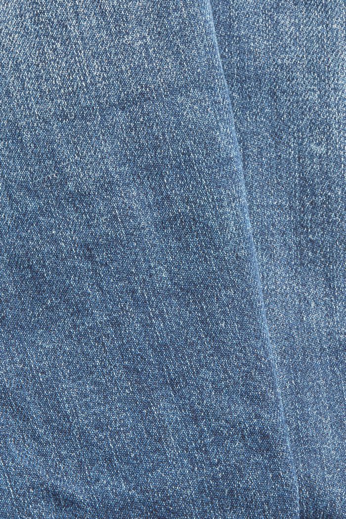 Van biologisch katoen/hennep: used boyfriend jeans, BLUE DARK WASHED, detail image number 4