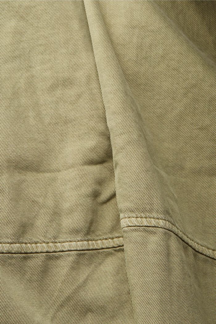 Met TENCEL™: mini-jurk met zakken, LIGHT KHAKI, detail image number 4