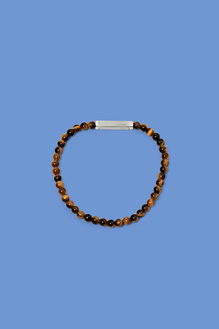 Elastische kralenarmband, SILVER, detail image number 0